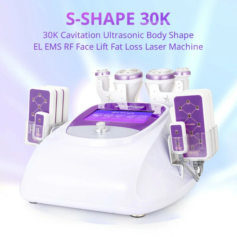  Cavitation Ultrasonic EL EMS RF Face Tightening Fat Loss