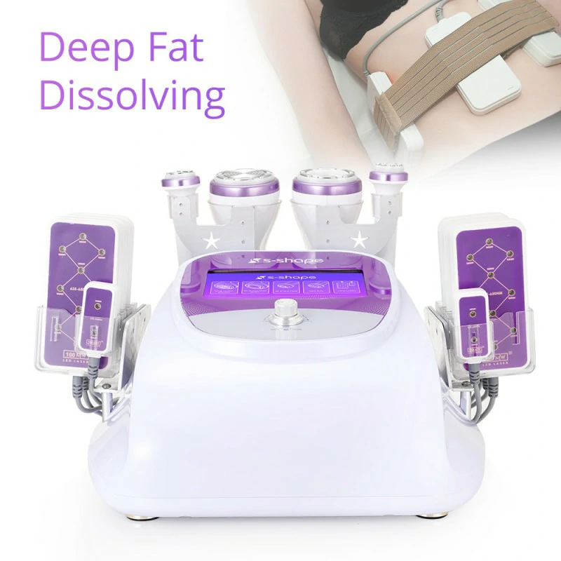  Cavitation Ultrasonic EL EMS RF Face Tightening Fat Loss