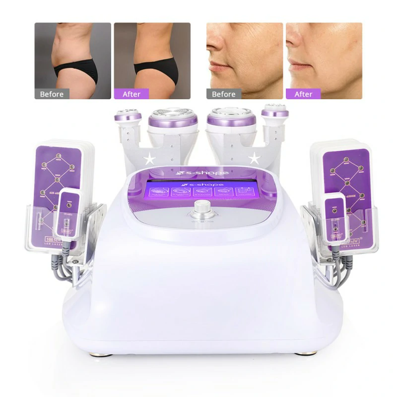  Cavitation Ultrasonic EL EMS RF Face Tightening Fat Loss