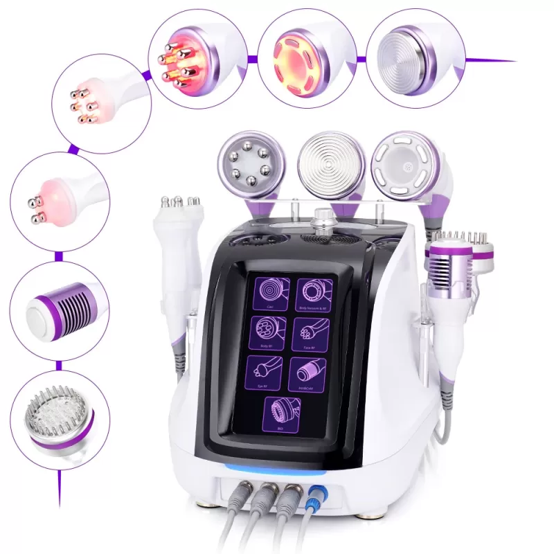 UNOISETION Ultrasonic Cavitation Machine 8 in 1 Body Sculpting Skin  Tightening Skin Care Machine for Home Use