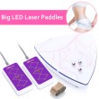 Home use 635&650nm 5mw 2 Pads LED lipo Laser padlles LLLT Led Slimming Weight Fat Loss Machine 