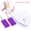 Home use 635&650nm 5mw 2 Pads LED lipo Laser padlles LLLT Led Slimming Weight Fat Loss Machine 