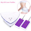 Home use 635&650nm 5mw 2 Pads LED lipo Laser padlles LLLT Led Slimming Weight Fat Loss Machine 