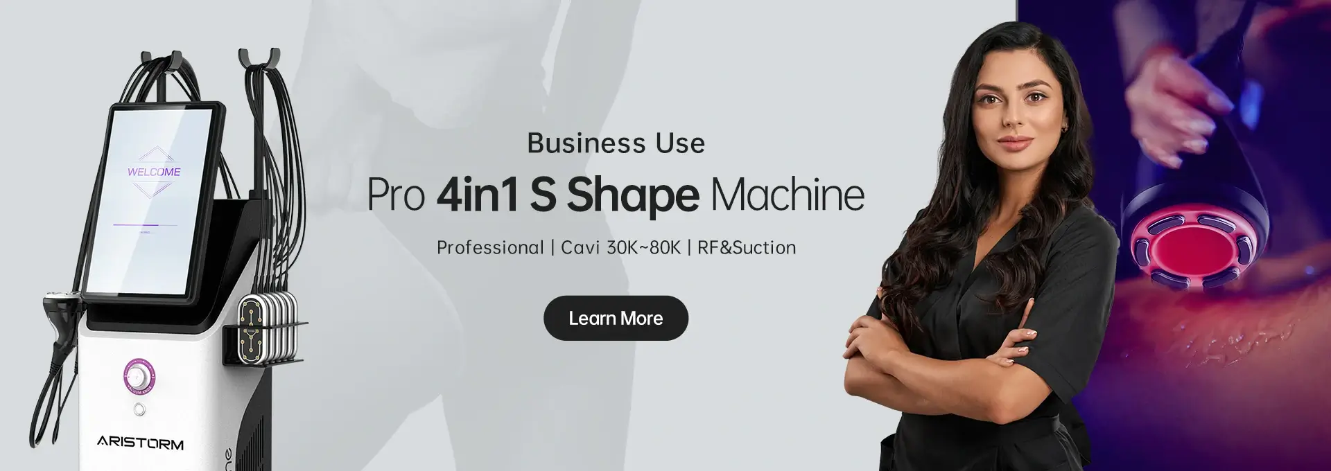 Pro 4in1 S Shape Cavitation Machine