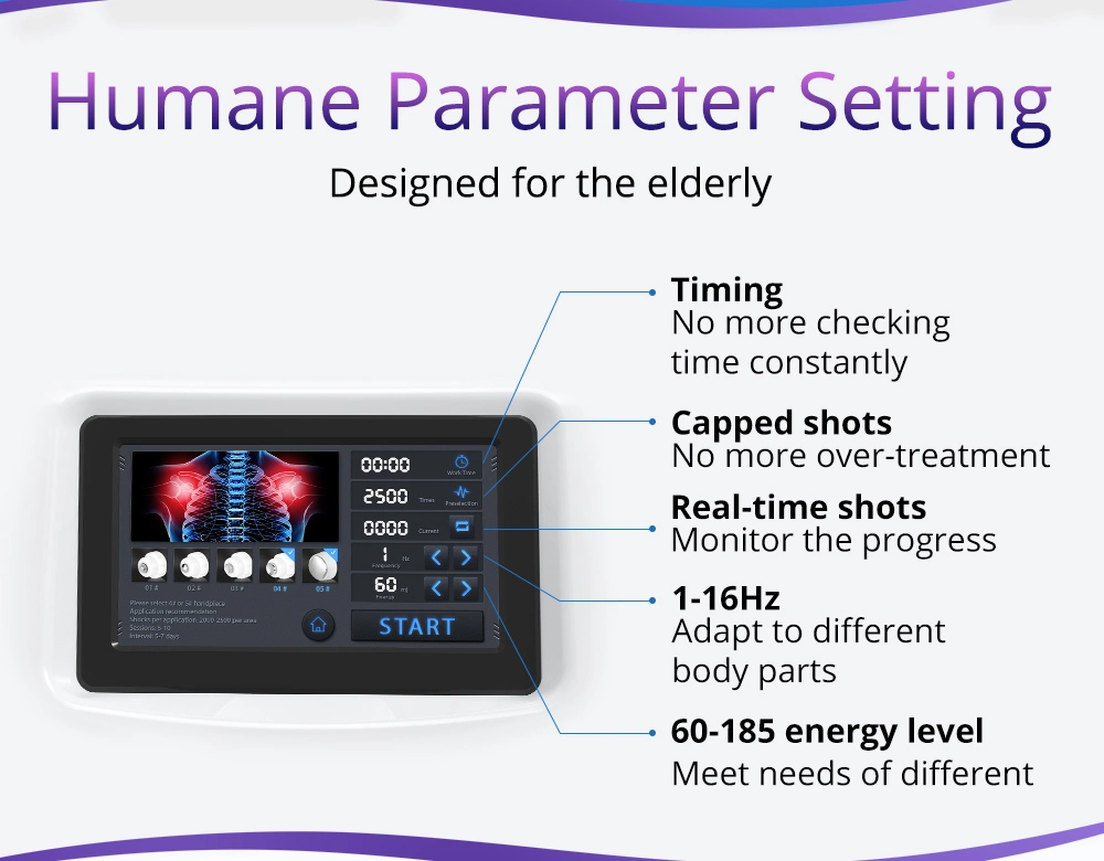 Physical Therapy Equipment Portable home use shock wave therapy